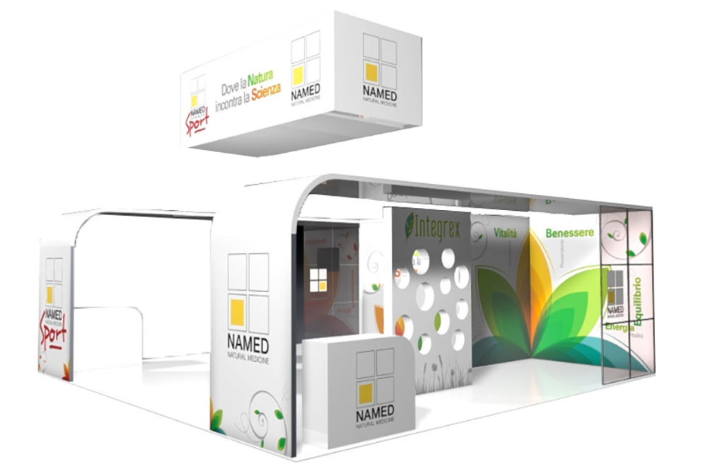 NAMED - Progetto stand a Cosmopharma 2013